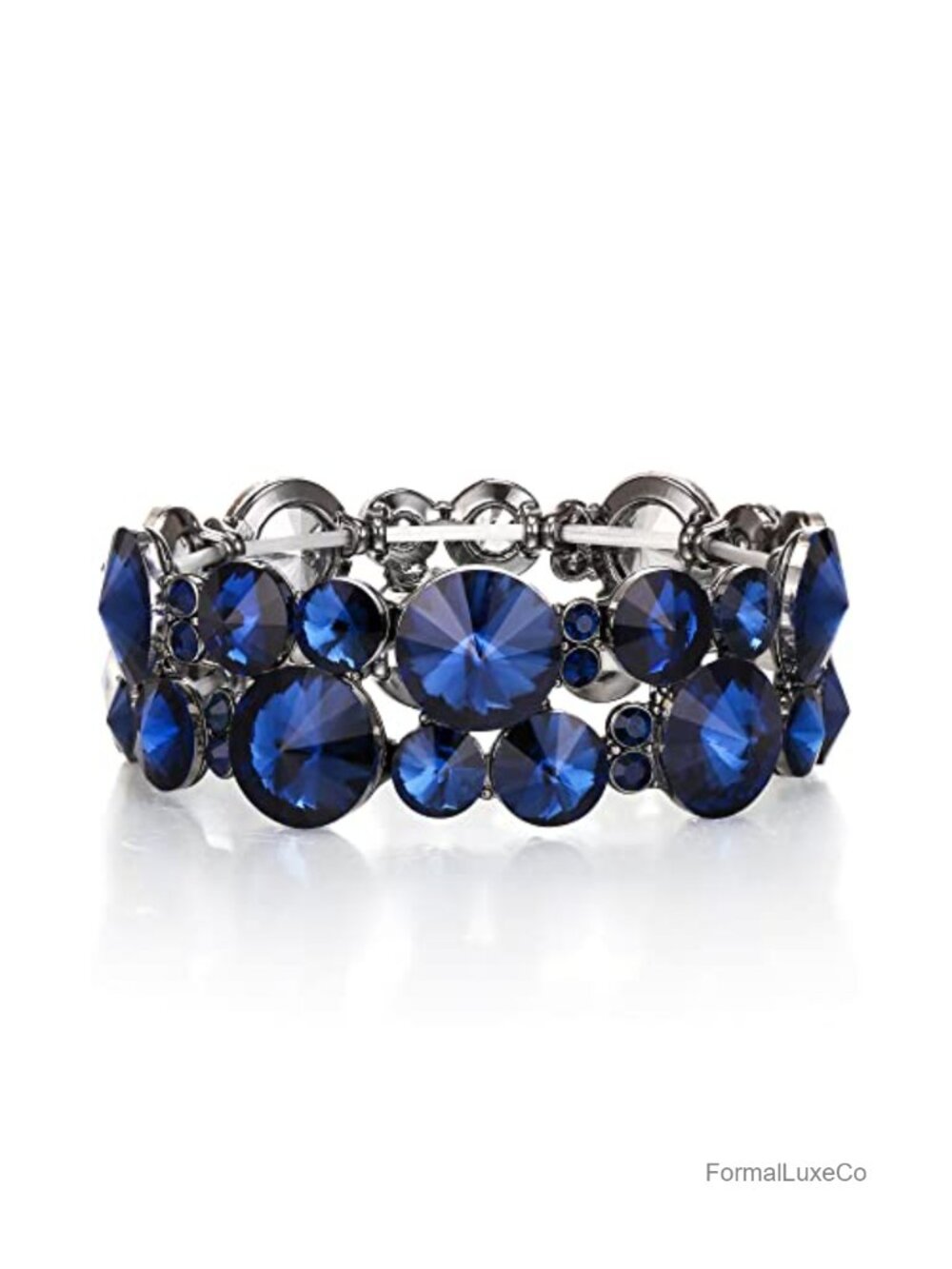 Women's Stretch Bracelet Austrian Crystal Bridal Wedding Jewelry Gift Party